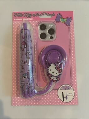 Hello Kitty and Friends MagSafe Cellbrella Phone Umbrella Purple Sanrio